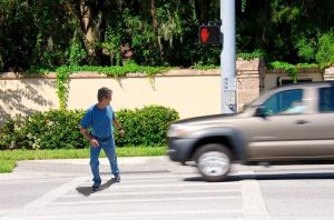 auto vs pedestrian