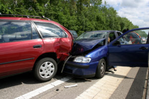 Who is held liable in a multi-car pile up?