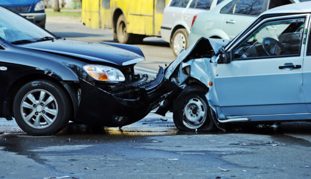 Frequently Asked Questions About Filing A Car Accident Claim - collision in roadway