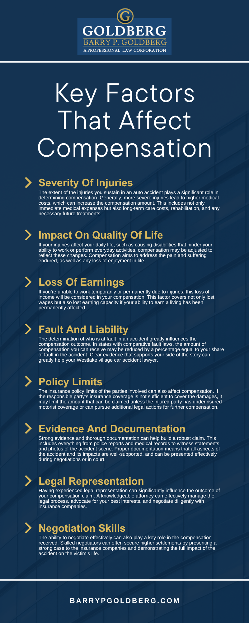 Key Factors That Affect Compensation Infographic